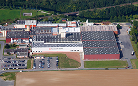 Photo aerienne usine Purina